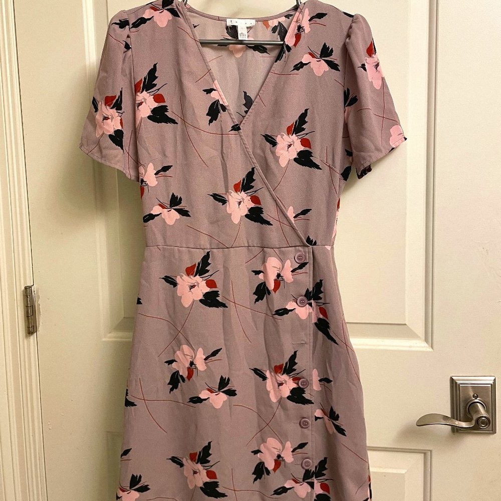 Floral mini dress, size Small